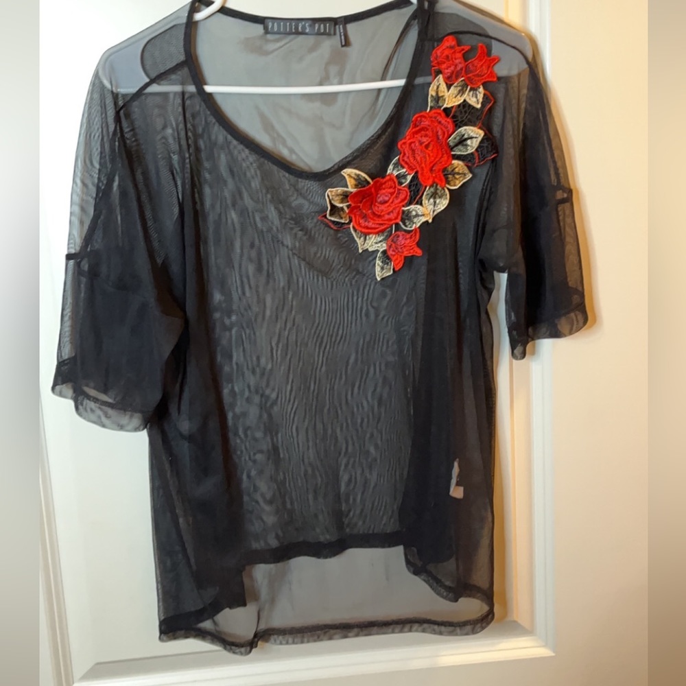 Mesh blouse
